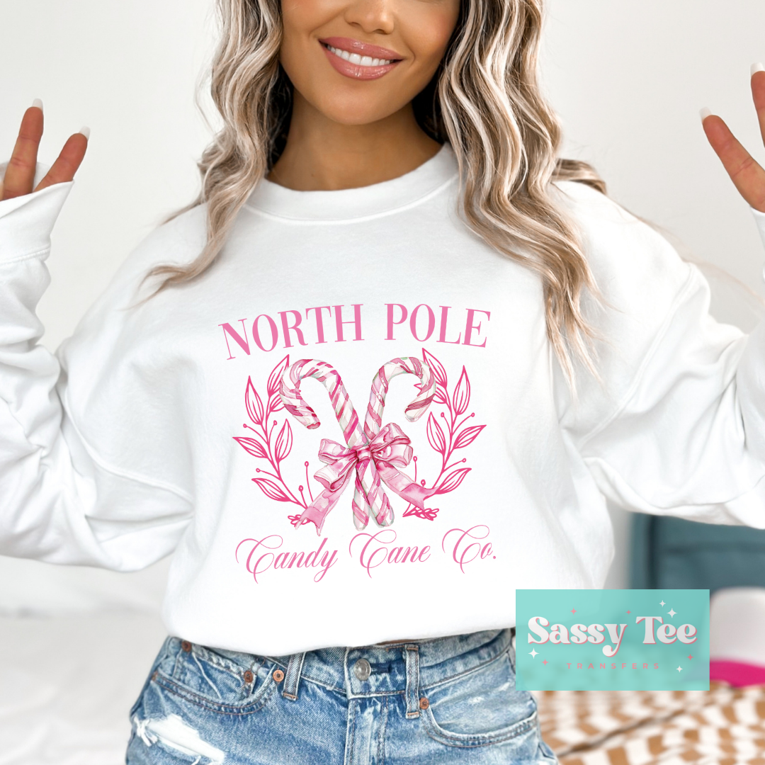 NORTH POLE PINK CANDY CANE CO