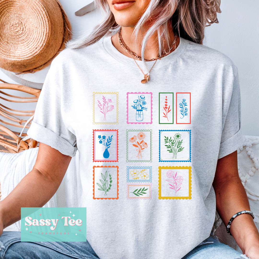 FLORAL POSTAGE STAMPS **Preorder/Restock Ships in 5-10 biz days**