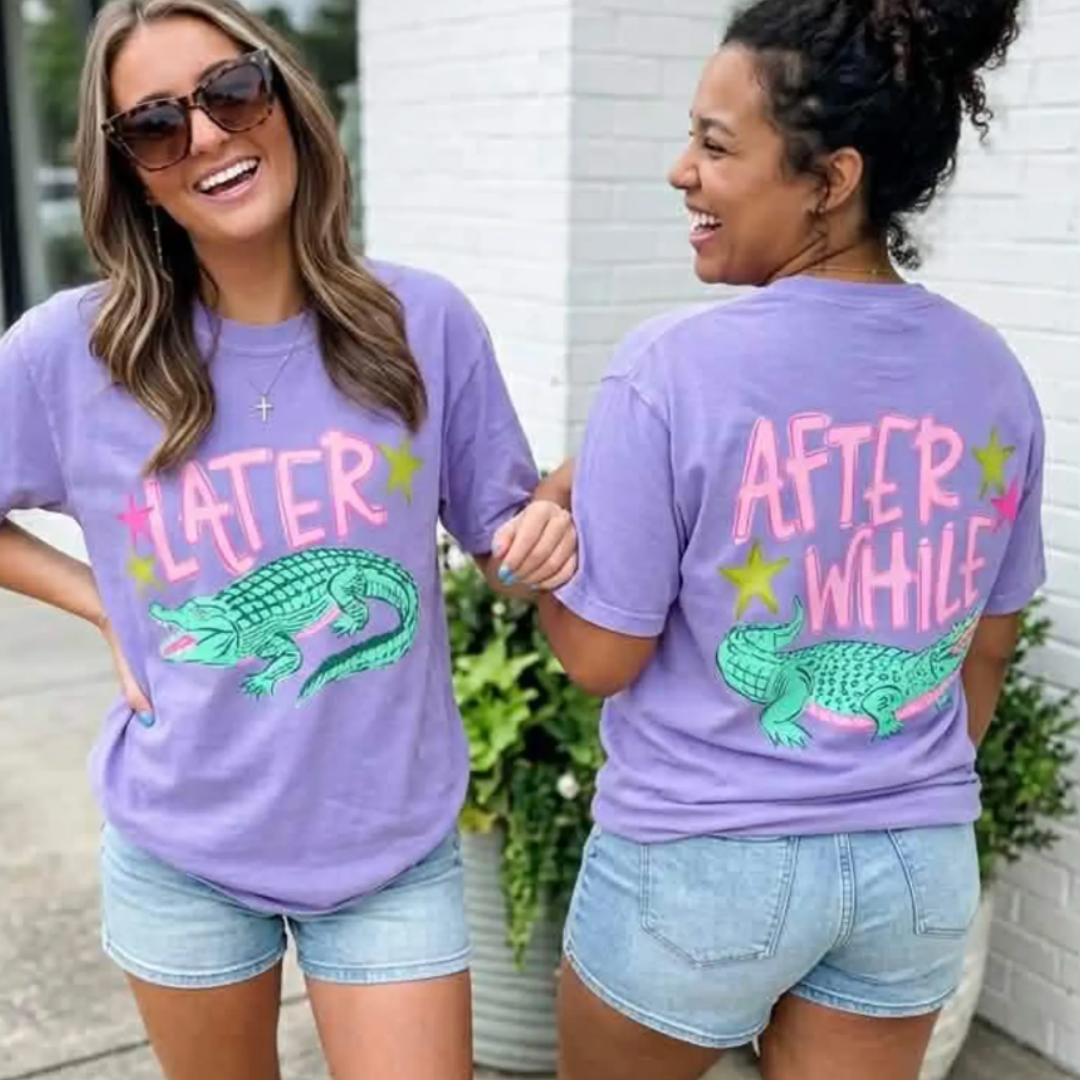 LATER GATOR AFTERWHILE VIRAL Front + Back SET **Preorder/Restock Ships in 5-10 biz days**