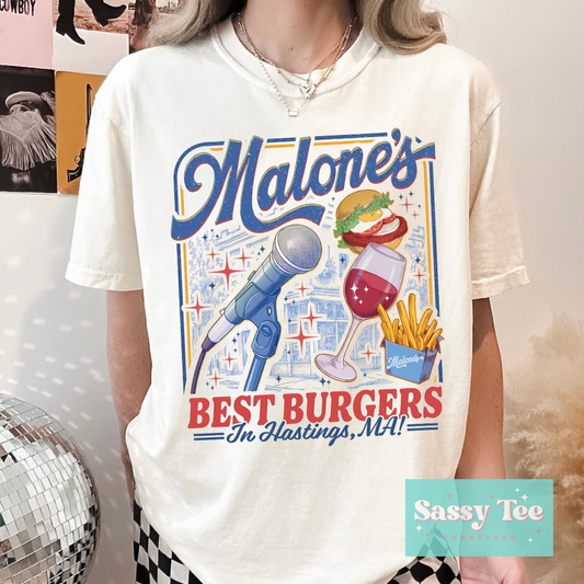MALONE'S KARAOKE BEST BURGERS OFF CAMPUS **Preorder/Restock Ships in 5-10 biz days**