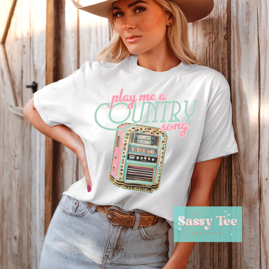 PLAY ME A COUNTRY SONG PINK MINT **Preorder/Restock Ships in 5-10 biz days**