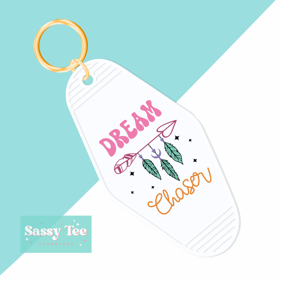 DREAM CHASER UV DTF KEYCHAIN DECAL **Preorder Ships in 5-10 biz days**