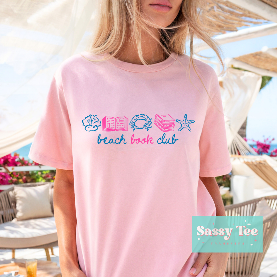 BEACH BOOK CLUB PINK BLUE **Preorder/Restock Ships in 5-10 biz days**