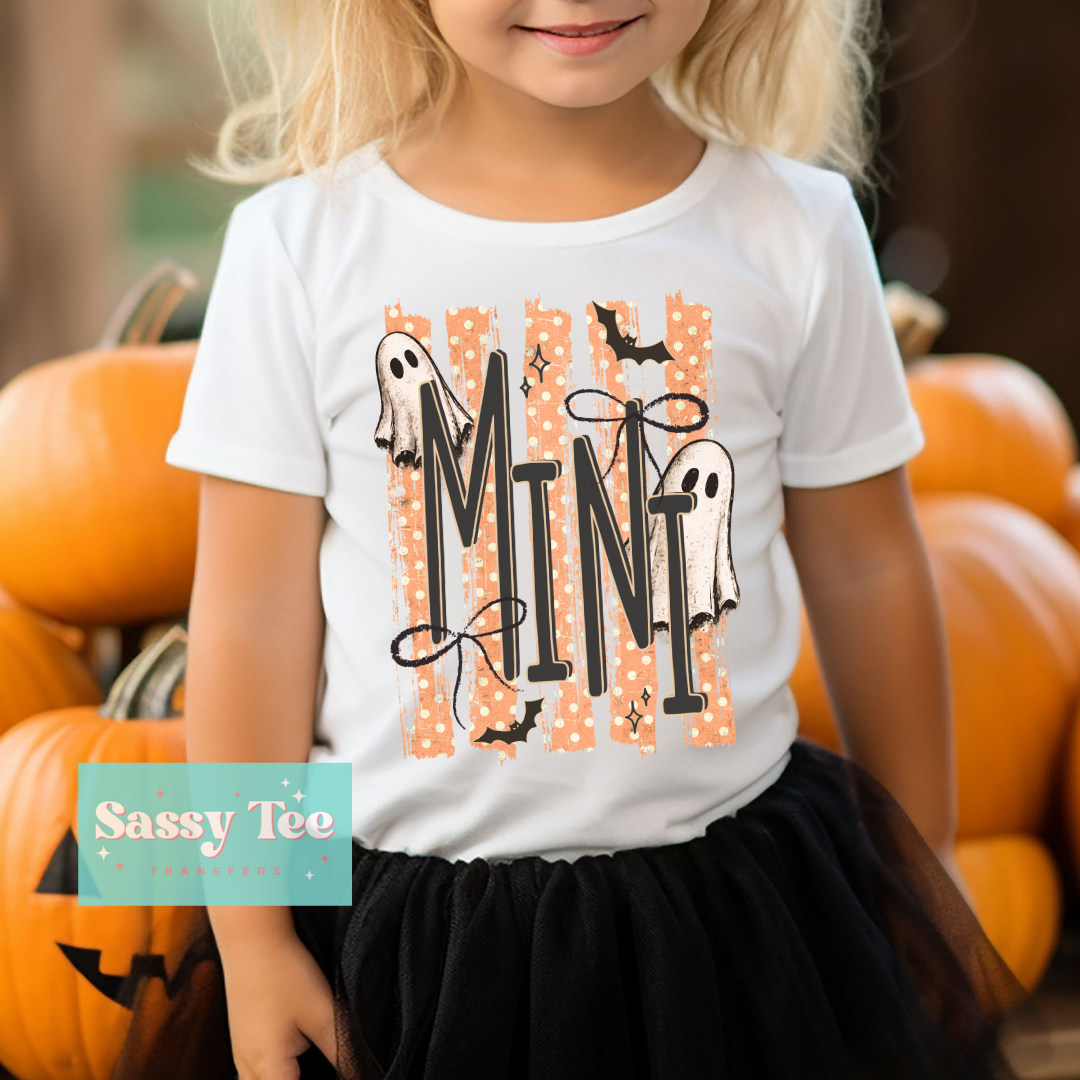 MINI SPOOKY PREPPY STRIPES Kids **Preorder/Restock Ships in 5-10 biz days**