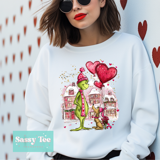 GREEN MAN DOG VALENTINE VINTAGE **Preorder/Restock Ships in 5-10 biz days**