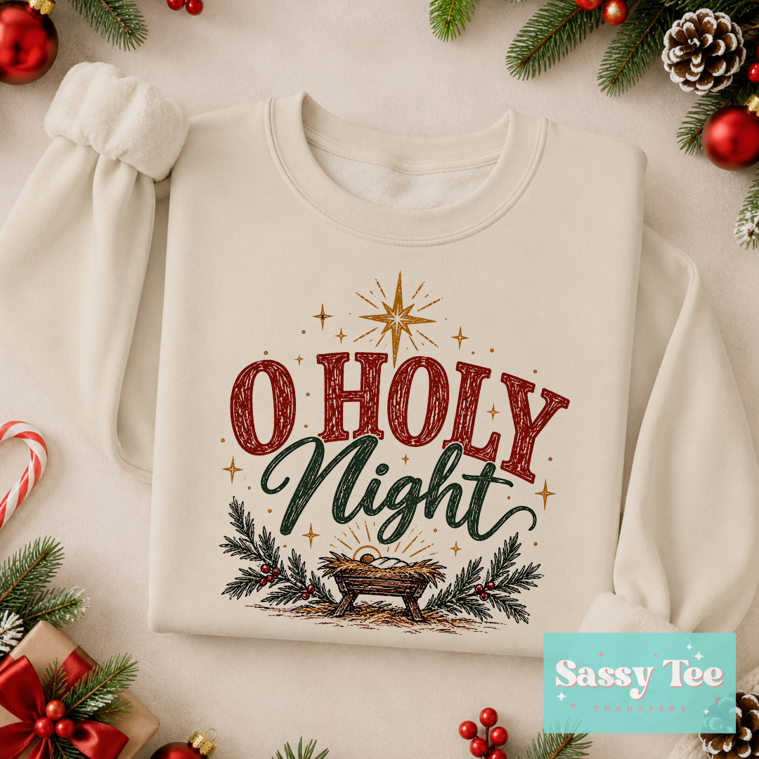 O HOLY NIGHT CHRISTMAS BABY MANGER **Preorder/Restock Ships in 5-10 biz days** •