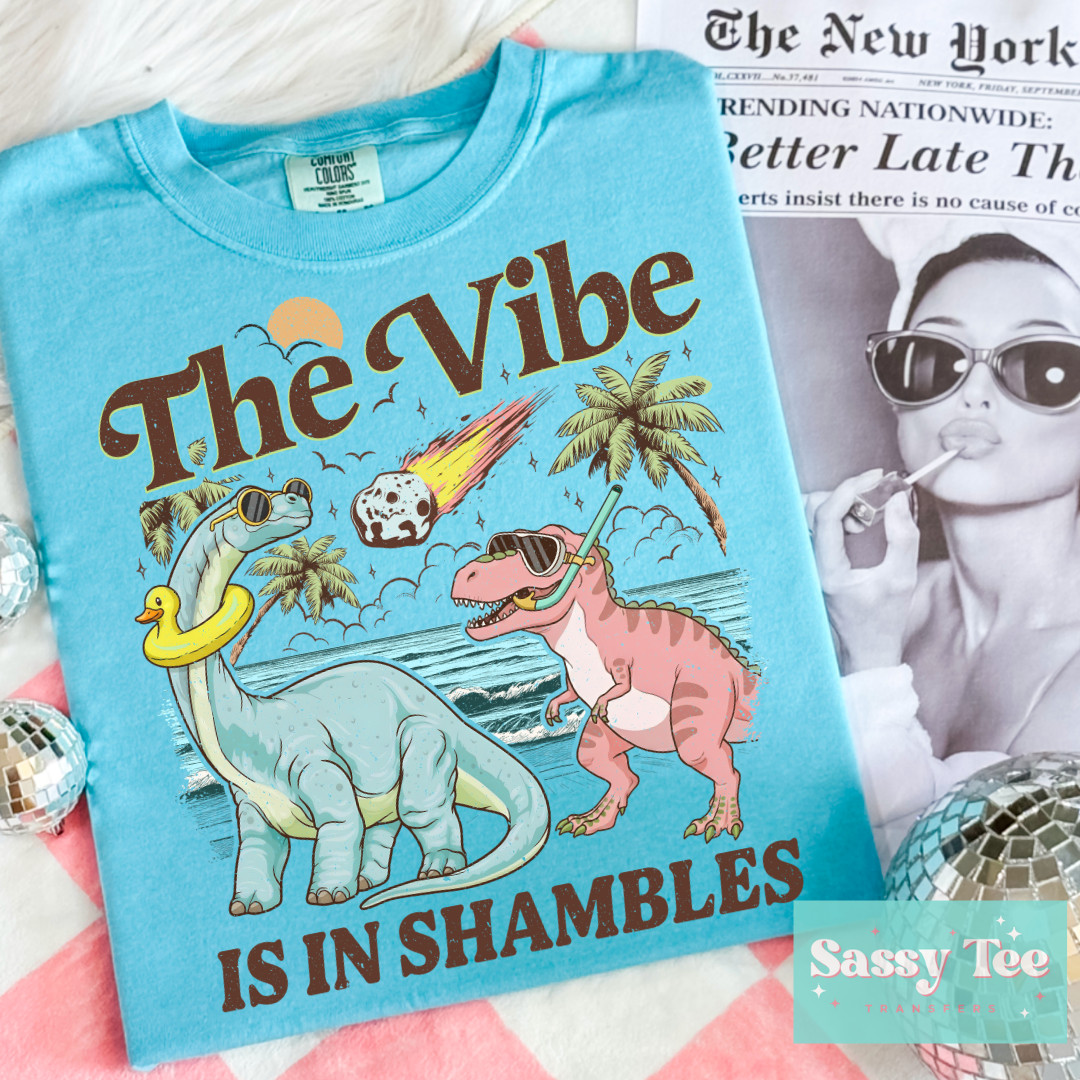 THE VIBE IS IN SHAMBLES DINO **Preorder/Restock Ships in 5-10 biz days**