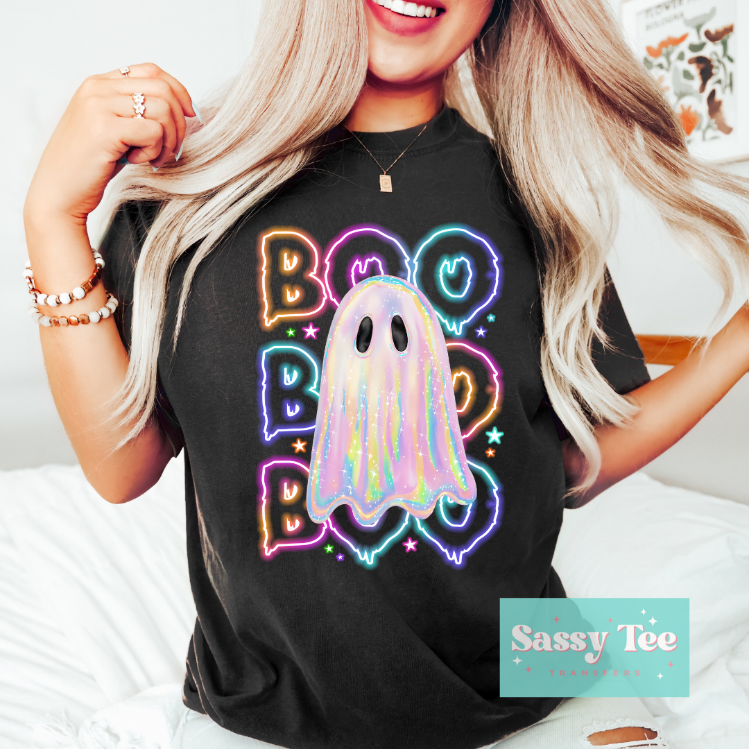 BOO BRIGHT COLORS PASTEL GHOST **Preorder/Restock Ships in 5-10 biz days**