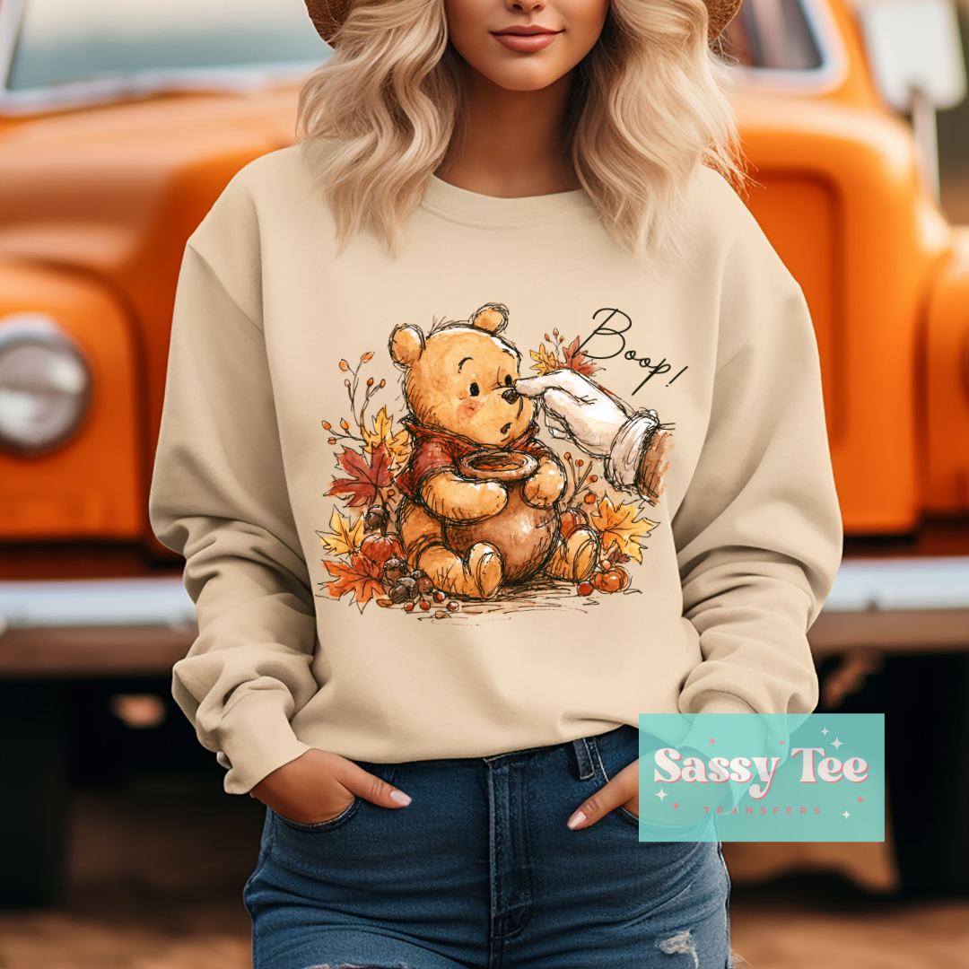 CUTE FALL BEAR BOOP **Preorder/Restock Ships in 5-10 biz days**