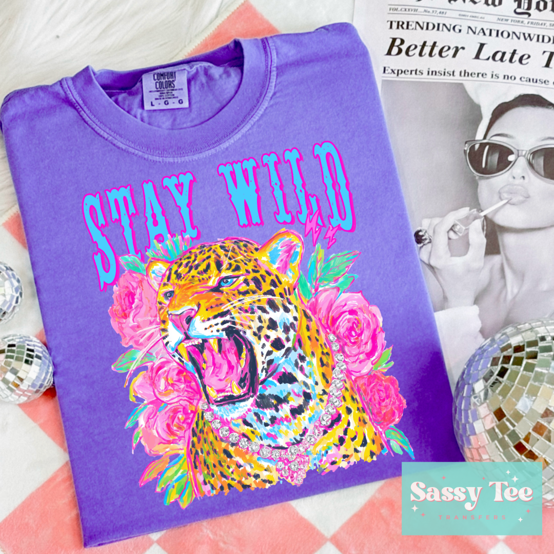 STAY WILD RIGHT LEOPARD **Preorder/Restock Ships in 5-10 biz days**