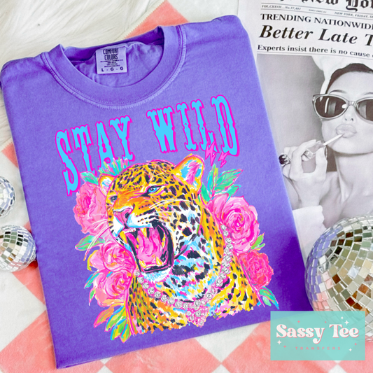 STAY WILD RIGHT LEOPARD **Preorder/Restock Ships in 5-10 biz days**