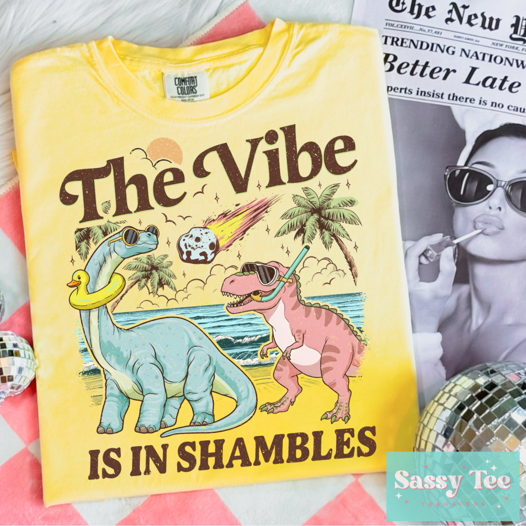 THE VIBE IS IN SHAMBLES DINO **Preorder/Restock Ships in 5-10 biz days**