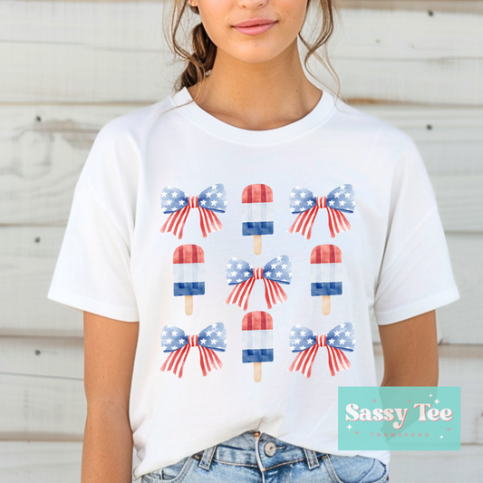 POPSICLE BOWS USA VINTAGE Adult