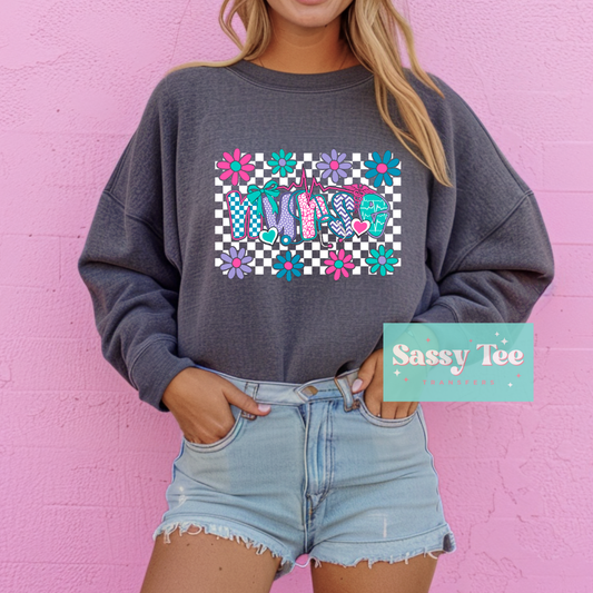 NURSE RETRO FLOWERS **Preorder/Restock Ships in 5-10 biz days**