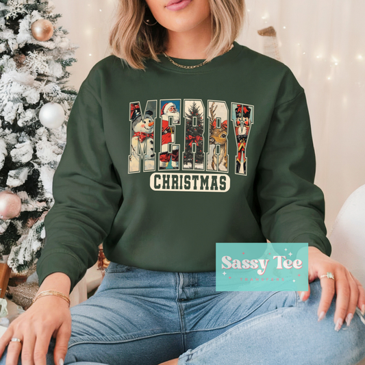 MERRY CHRISTMAS CLASSIC VARSITY **Preorder/Restock Ships in 5-10 biz days**