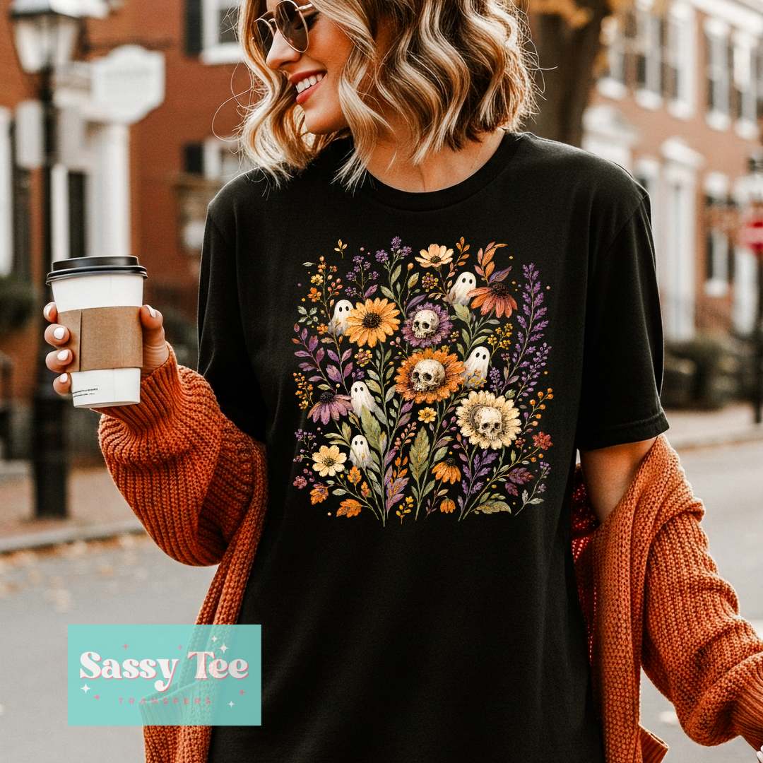 SPOOKY FLORAL SKULLS WILDFLOWERS **Preorder/Restock Ships in 5-10 biz days**