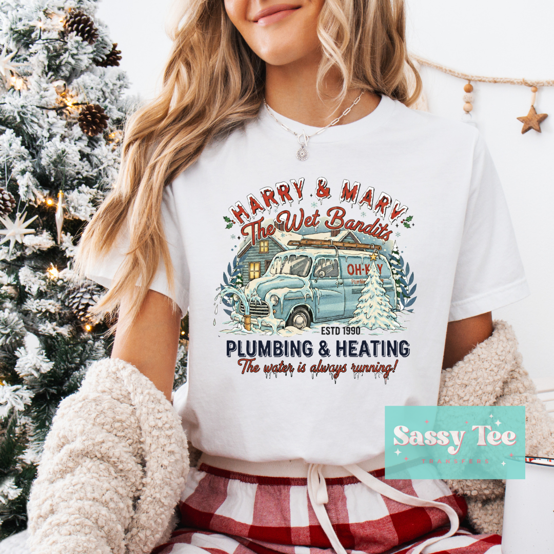 HARRY MARV PLUMBING CHRISTMAS MOVIE **Preorder/Restock Ships in 5-10 biz days**