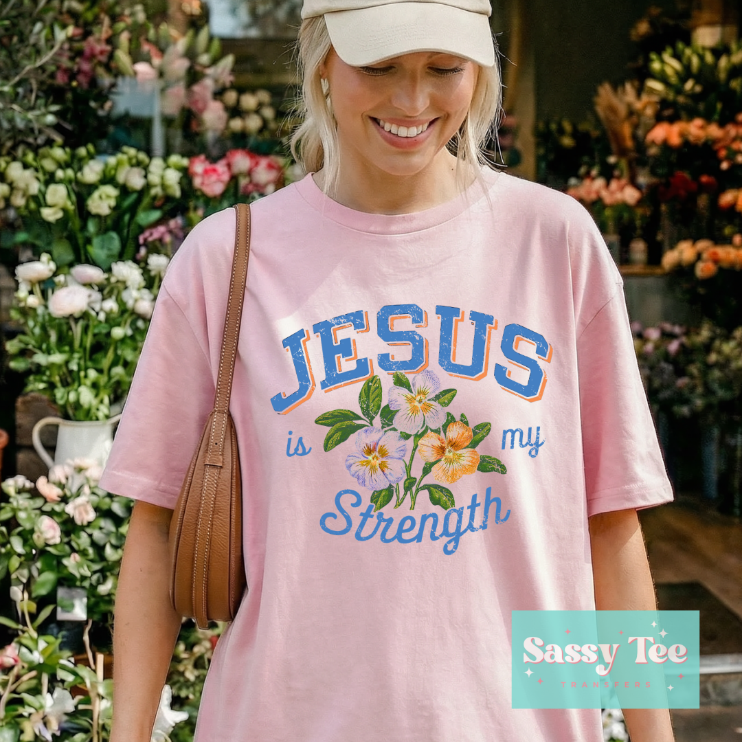 JESUS IS MY STRENGTH FLOWERS **Preorder/Restock Ships in 5-10 biz days**