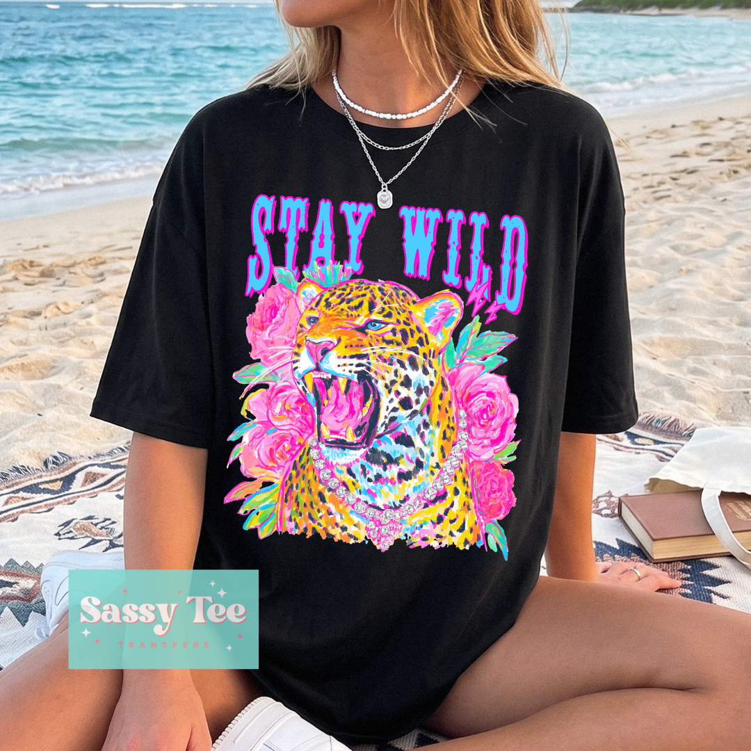 STAY WILD RIGHT LEOPARD **Preorder/Restock Ships in 5-10 biz days**