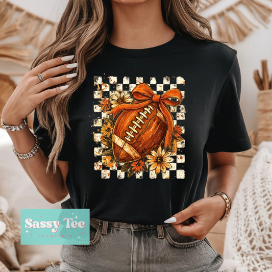 RETRO FOOTBALL FLORAL FALL **Preorder/Restock Ships in 5-10 biz days**