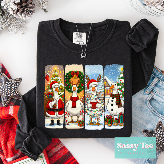 CHRISTMAS GOOSE ART **Preorder/Restock Ships in 5-10 biz days**
