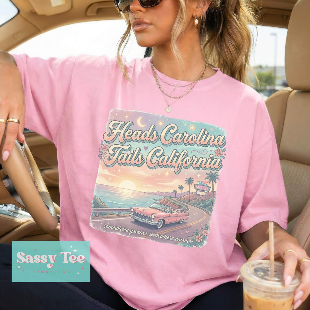 HEADS CAROLINA TAILS CALIFORNIA PINK MINT COUNTRY **Preorder/Restock Ships in 5-10 biz days**