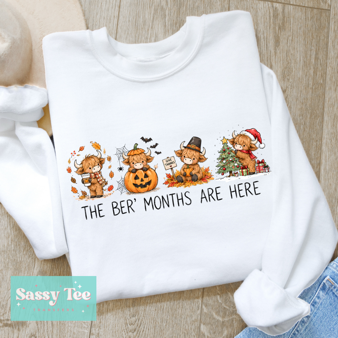 THE BER' MONTHS ARE HERE HIGHLAND COWS **Preorder/Restock Ships in 5-10 biz days**