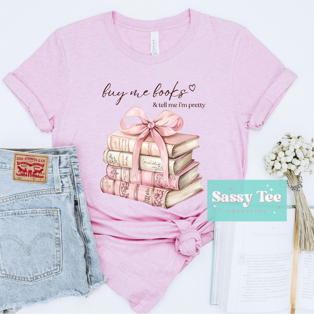 BUY ME BOOKS PRETTY PINK BOW **Preorder Ships in 5-10 biz days**