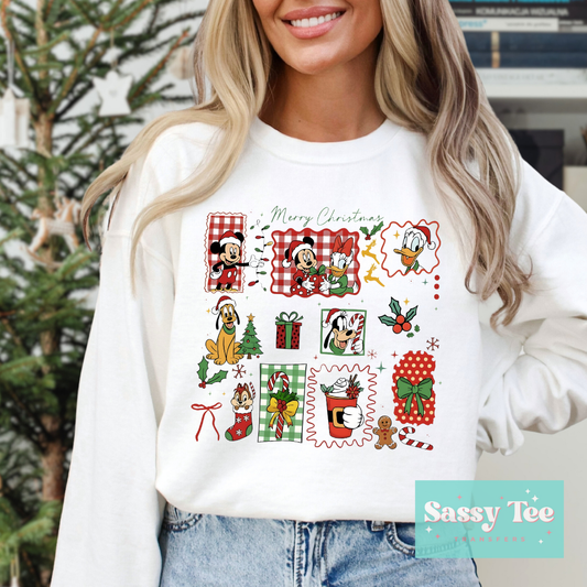 MOUSE FRAMES CHRISTMAS BOW MISTLETOE **Preorder/Restock Ships in 5-10 biz days**