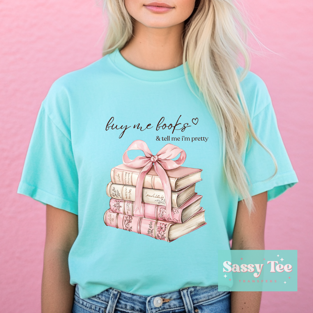 BUY ME BOOKS PRETTY PINK BOW **Preorder Ships in 5-10 biz days**