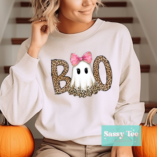 CUTE GHOST LEOPARD BOO **Preorder/Restock Ships in Est. 5-12 biz days**