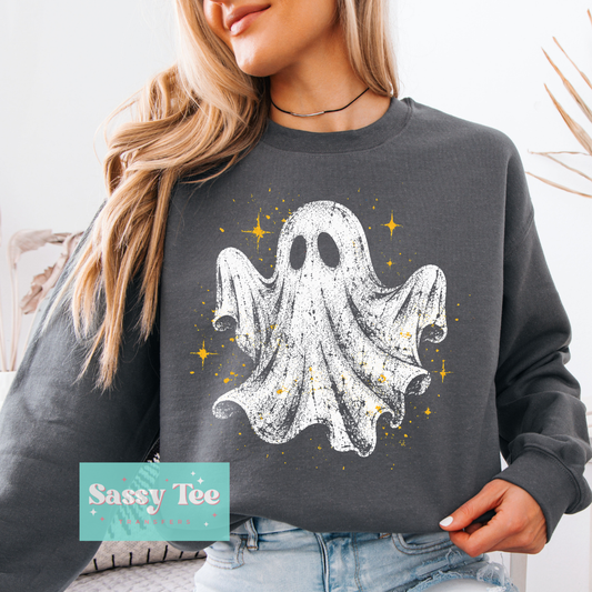 GHOST STARS DISTRESSED For Darker Colors **Preorder/Restock Ships in 5-10 biz days**