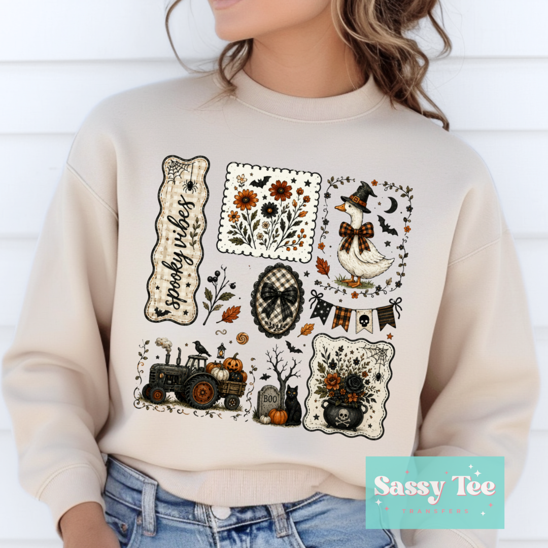 SPOOKY VIBES GOOSE  FRAMES **Preorder/Restock Ships in 5-10 biz days**