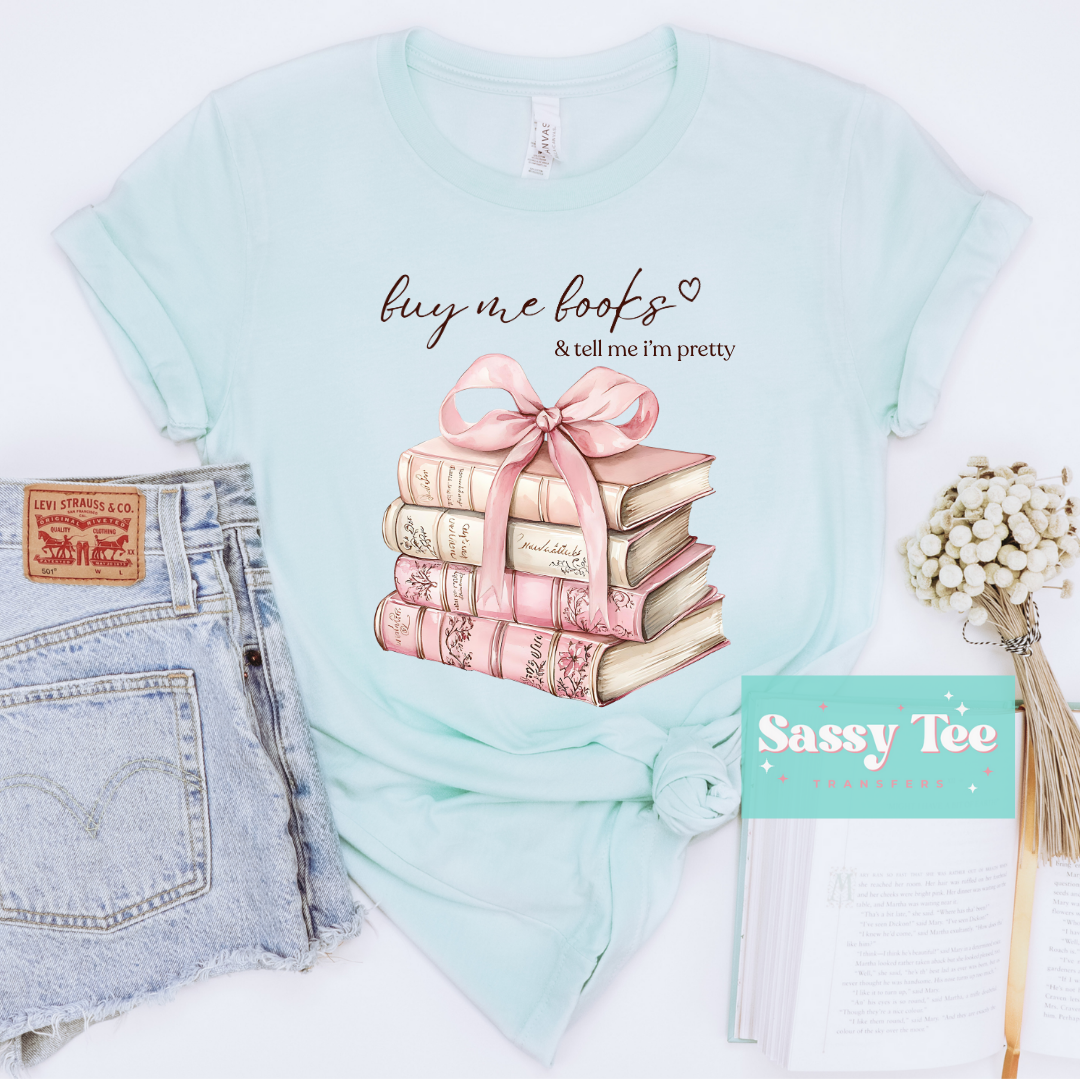 BUY ME BOOKS PRETTY PINK BOW **Preorder Ships in 5-10 biz days**