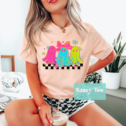 RETRO GHOSTS BRIGHT COLORS **Preorder/Restock Ships in 5-10 biz days**