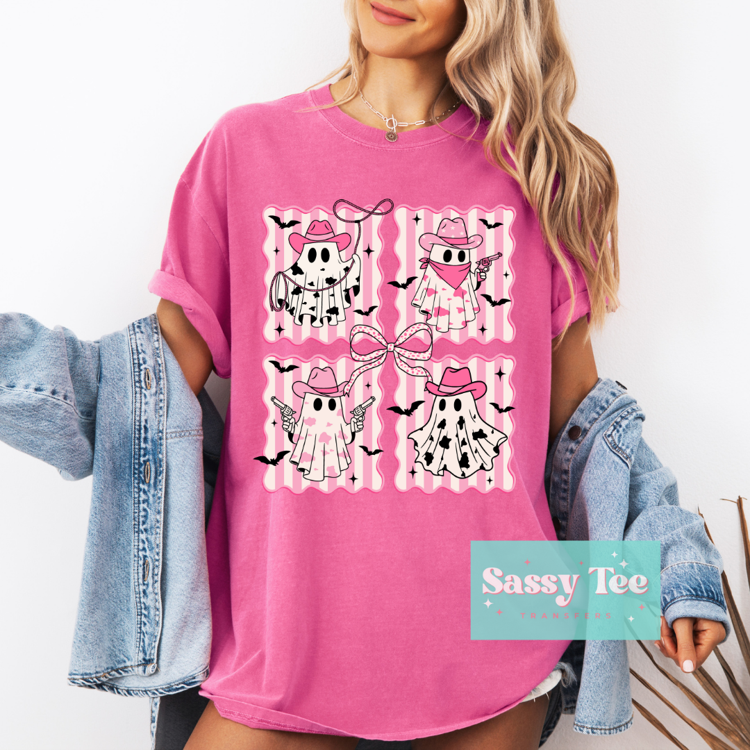 PINK GHOST WESTERN HALLOWEEN **Preorder/Restock Ships in 5-10 biz days**