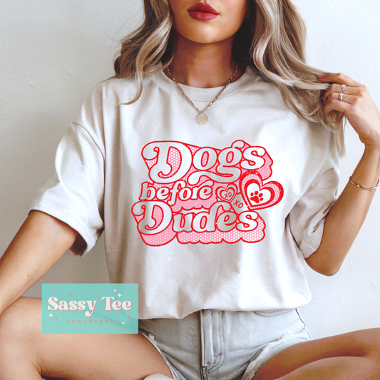 DOGS BEFORE DUDES