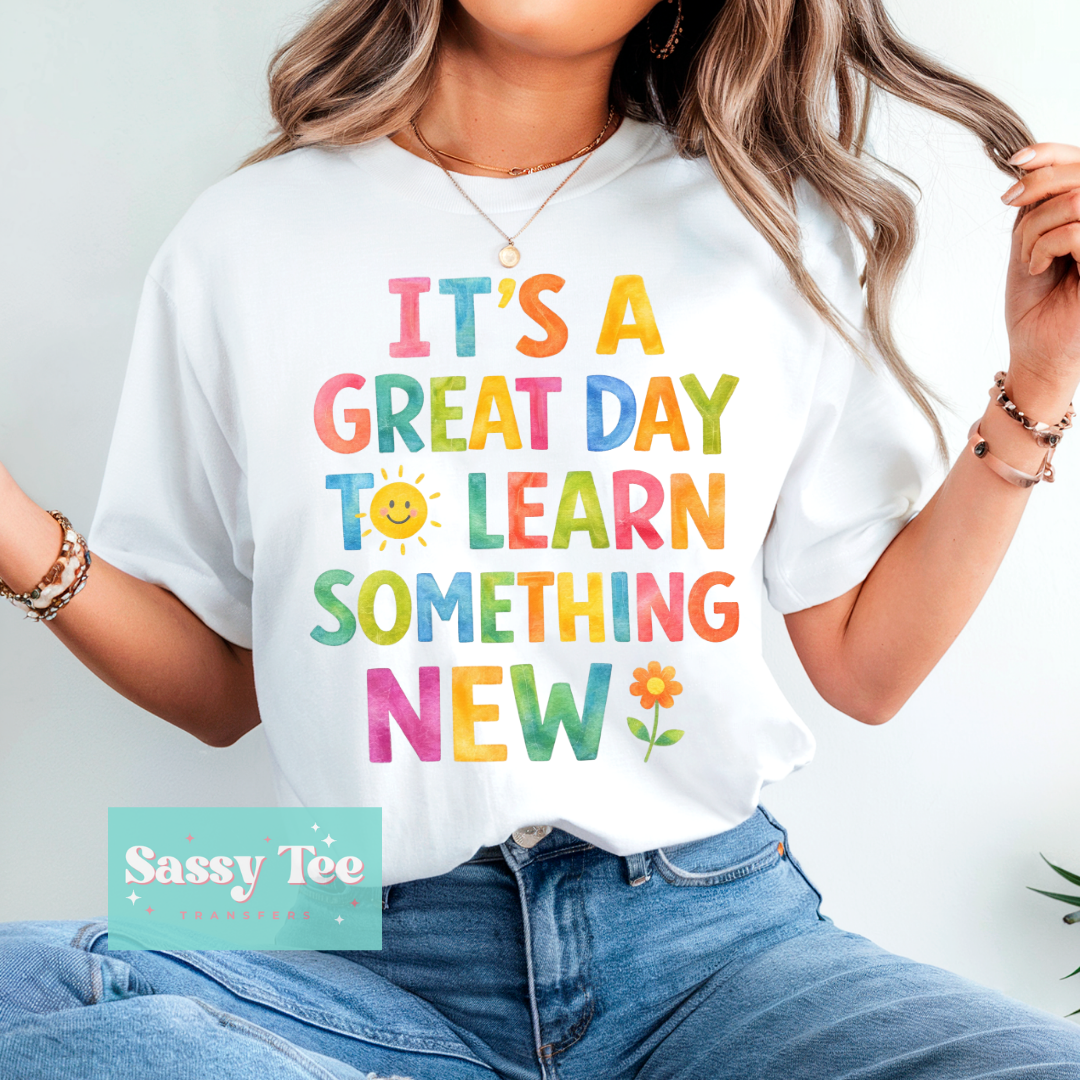 IT'S A GREAT DAY TO LEARN COLORFUL **Preorder/Restock Ships in 5-10 biz days**
