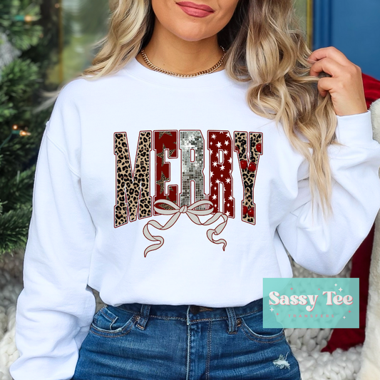 MERRY RETRO LEOPARD DISCO CHERRIES **Preorder/Restock Ships in Est. 5-10 biz days**