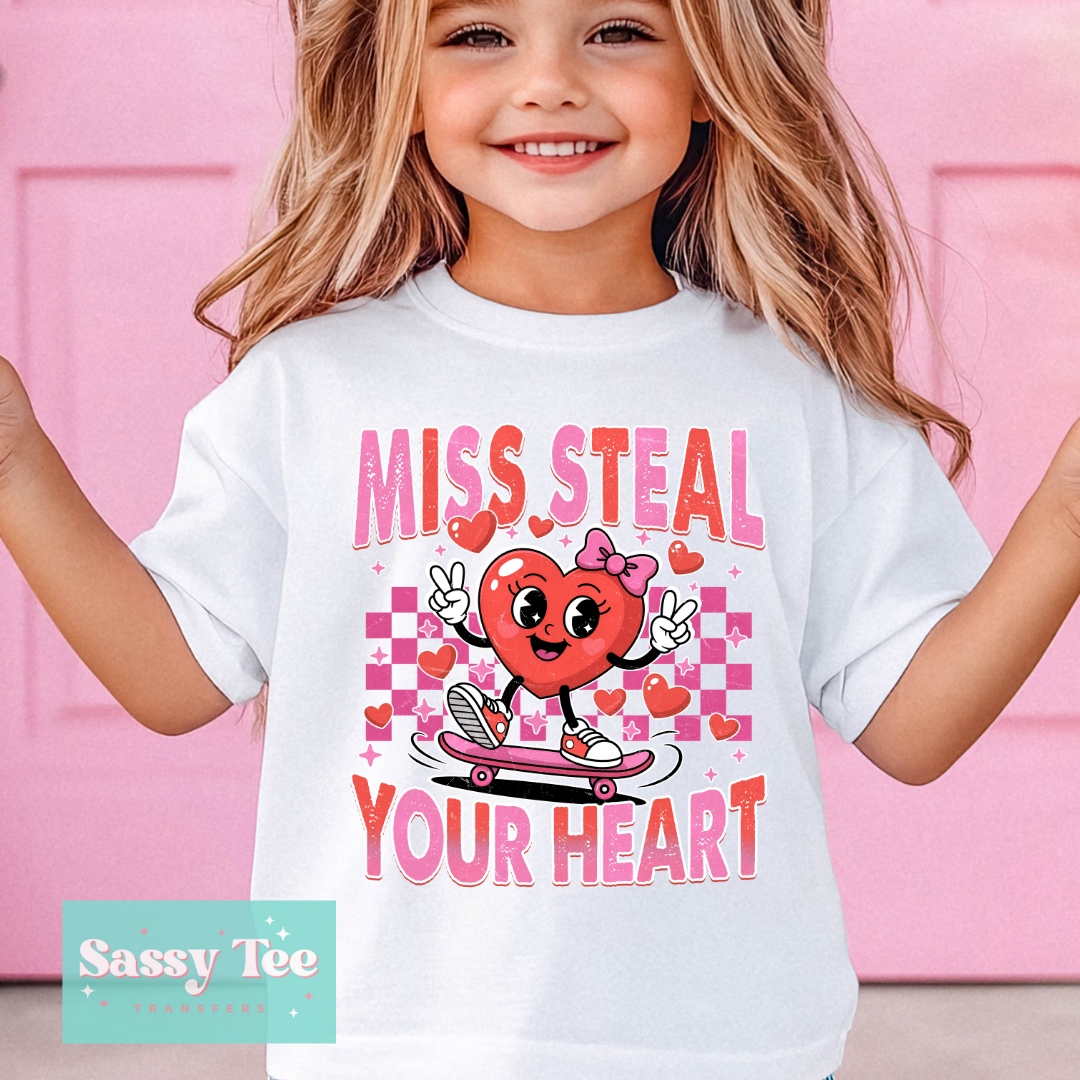 MISS STEAL YOUR HEART RETRO PINK Kids **Preorder/Restock Ships in Est. 5-10 biz days**
