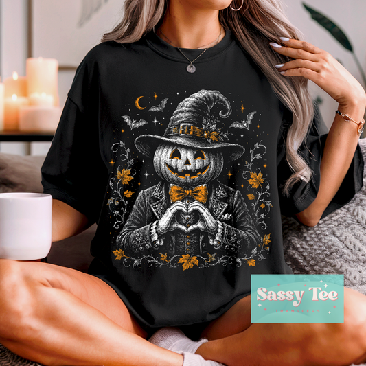 PUMPKIN MAN HALLOWEEN For Darker Colors **Preorder/Restock Ships in 5-10 biz days**