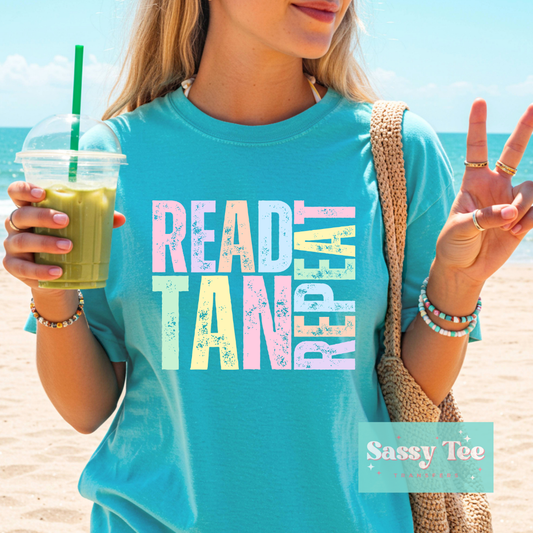 READ TAN REPEAT PASTEL COLORS **Preorder/Restock Ships in 5-10 biz days**