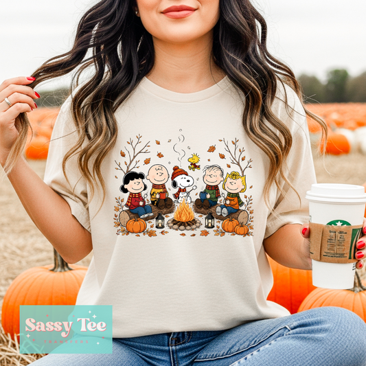 SNOOP FRIENDS CAMPFIRE AUTUMN FALL **Preorder/Restock Ships in 5-10 biz days**