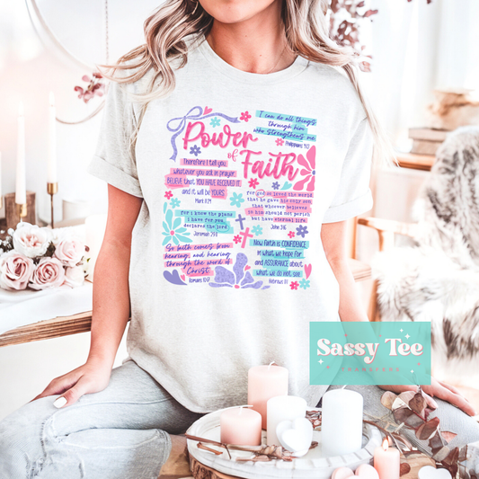 POWER FAITH COLORFUL RETRO **Preorder, Ships in 5-14 biz days**