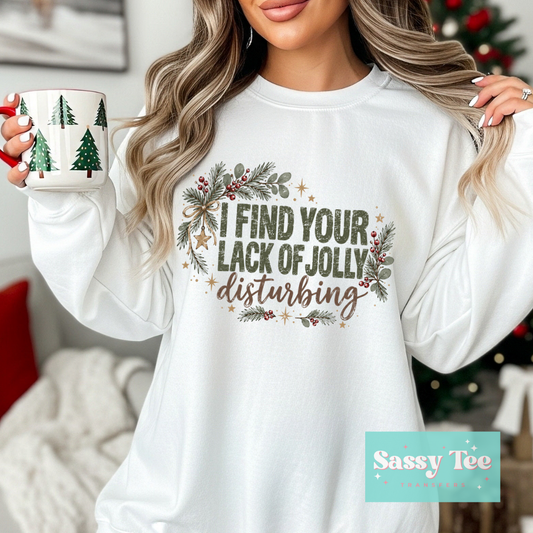 I FIND YOUR LACK OF JOLLY DISTURBING **Preorder/Restock Ships in 5-10 biz days**
