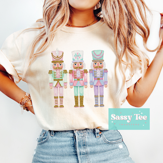 PASTEL NUTCRACKERS CHRISTMAS **Preorder/Restock Ships in 5-10 biz days**