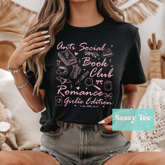 ANTI SOCIAL BOOK CLUB PINK **Preorder, Ships in 5-14 biz days**