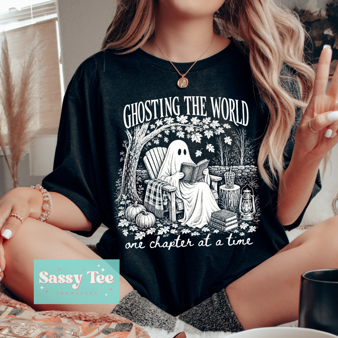 GHOSTING THE WORLD ONE CHAPTER WHITE **Preorder/Restock Ships in 5-10 biz days**