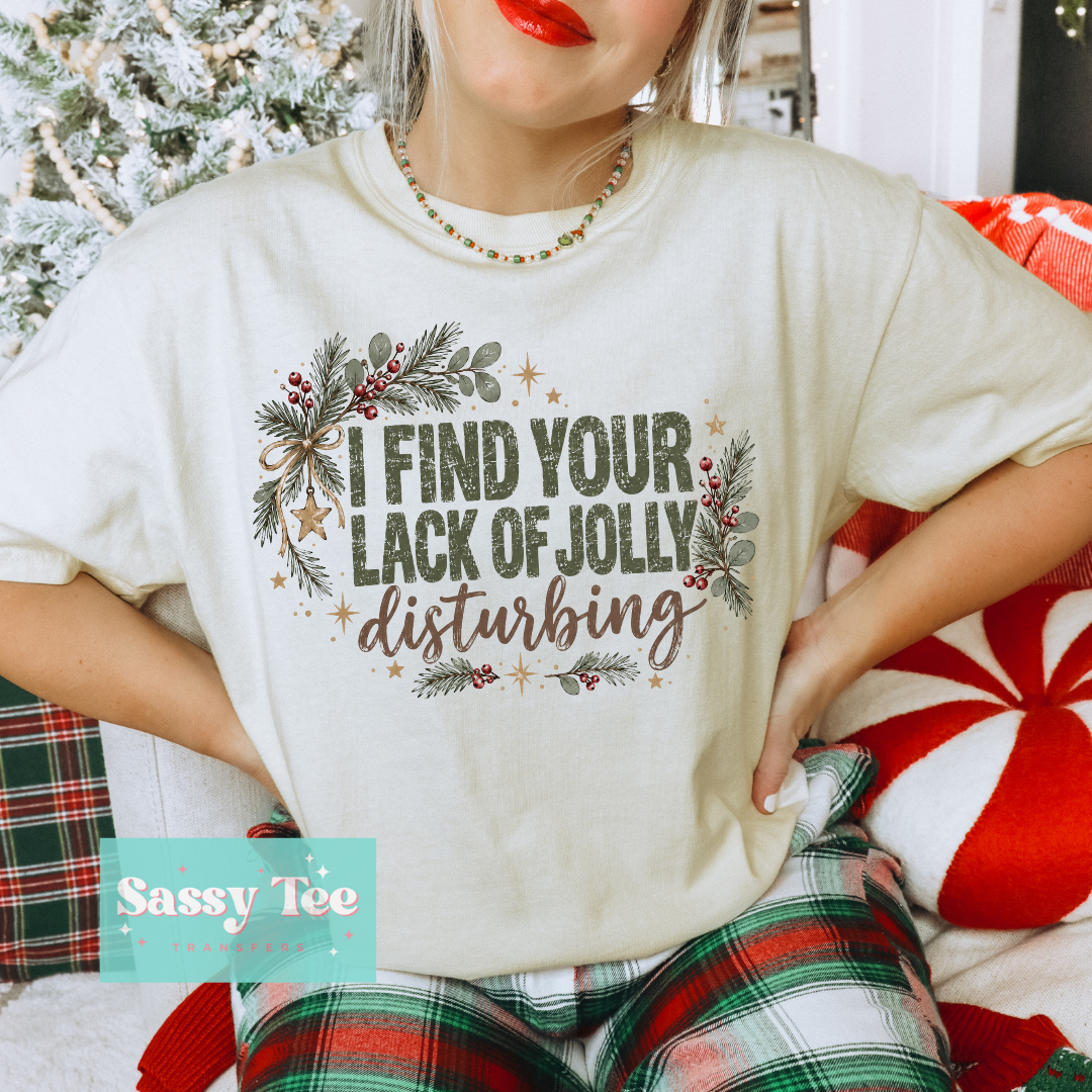 I FIND YOUR LACK OF JOLLY DISTURBING **Preorder/Restock Ships in 5-10 biz days**