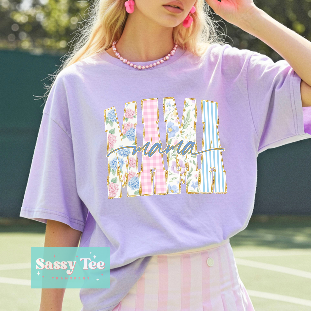 MAMA PREPPY HYDRANGEA BLUE **Preorder/Restock Ships in 5-10 biz days**